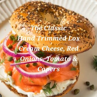 The Classic Lox, Cream Cheese, Fixings